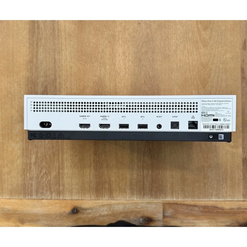Microsoft Xbox One S All Digital Edition 1TB Console White  TESTED AND WORKING
